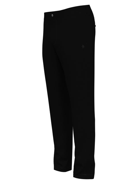 Flat Front Solid Golf Pant (Caviar) 