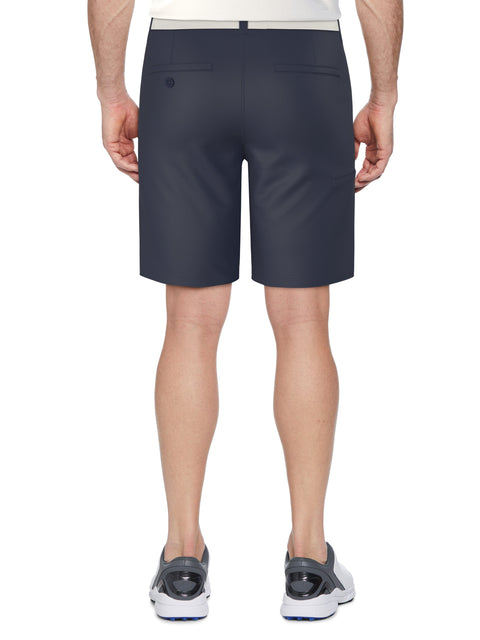 Men's Flat Front Solid Golf Short with Active Waistband