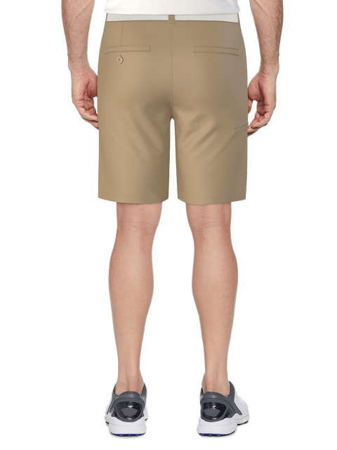 Men's Flat Front Solid Golf Short with Active Waistband