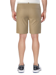 Men's Flat Front Solid Golf Short with Active Waistband