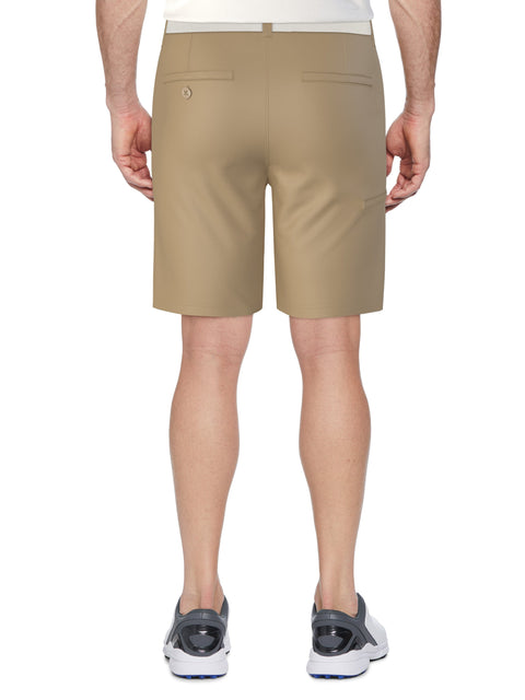 Men's Flat Front Solid Golf Short with Active Waistband