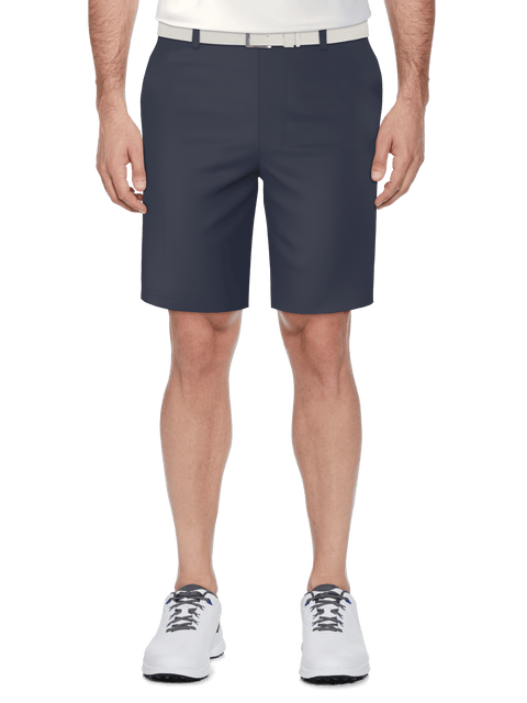 Men's Flat Front Solid Golf Short with Active Waistband