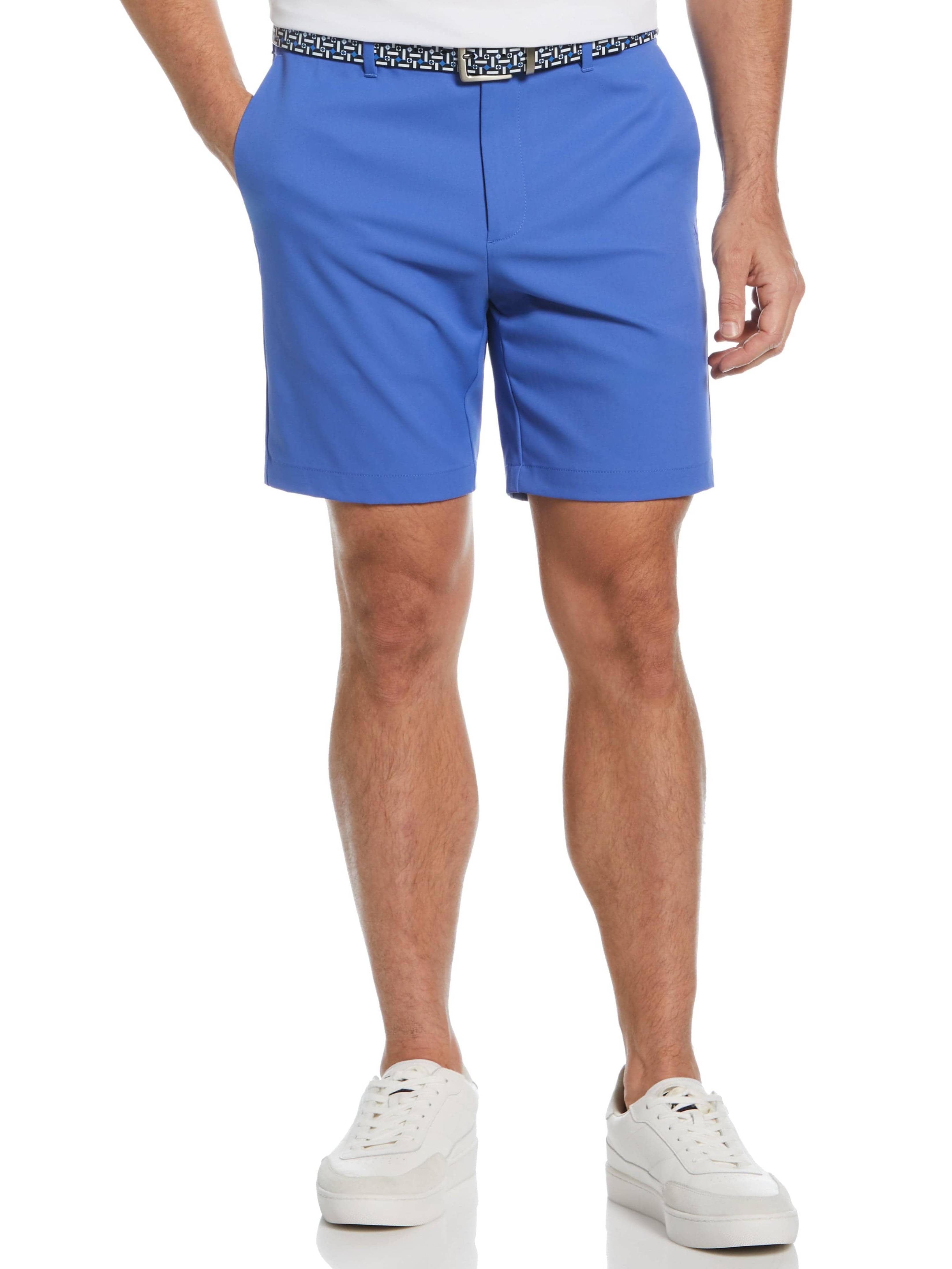 Men's Flat Front Solid Golf Shorts | 9