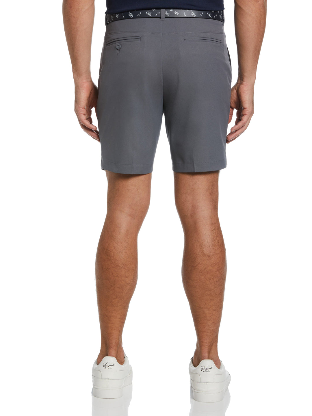 Men's Flat Front Solid Golf Shorts | 9" Inseam