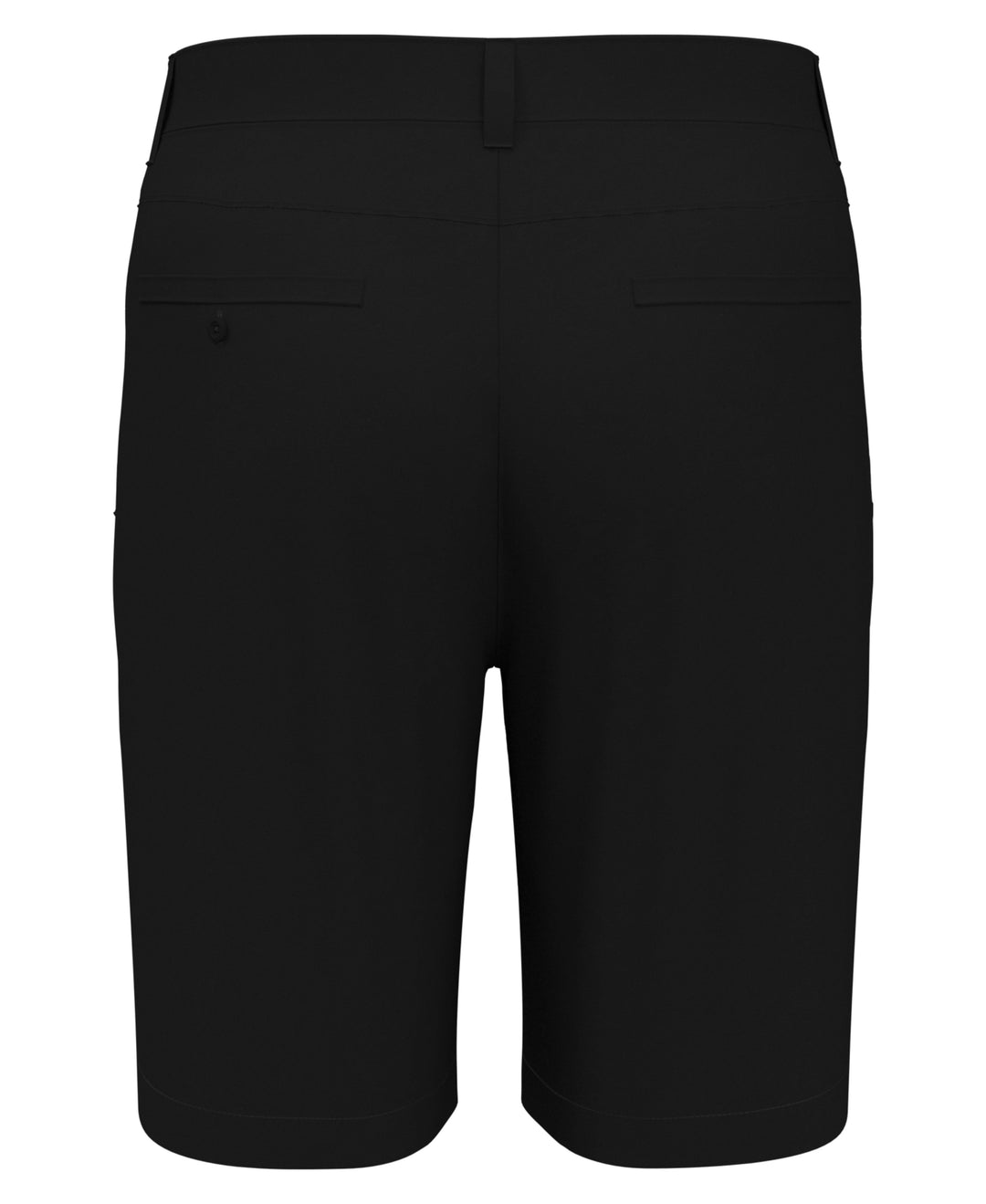 Flat Front Solid Golf Shorts (Caviar) 