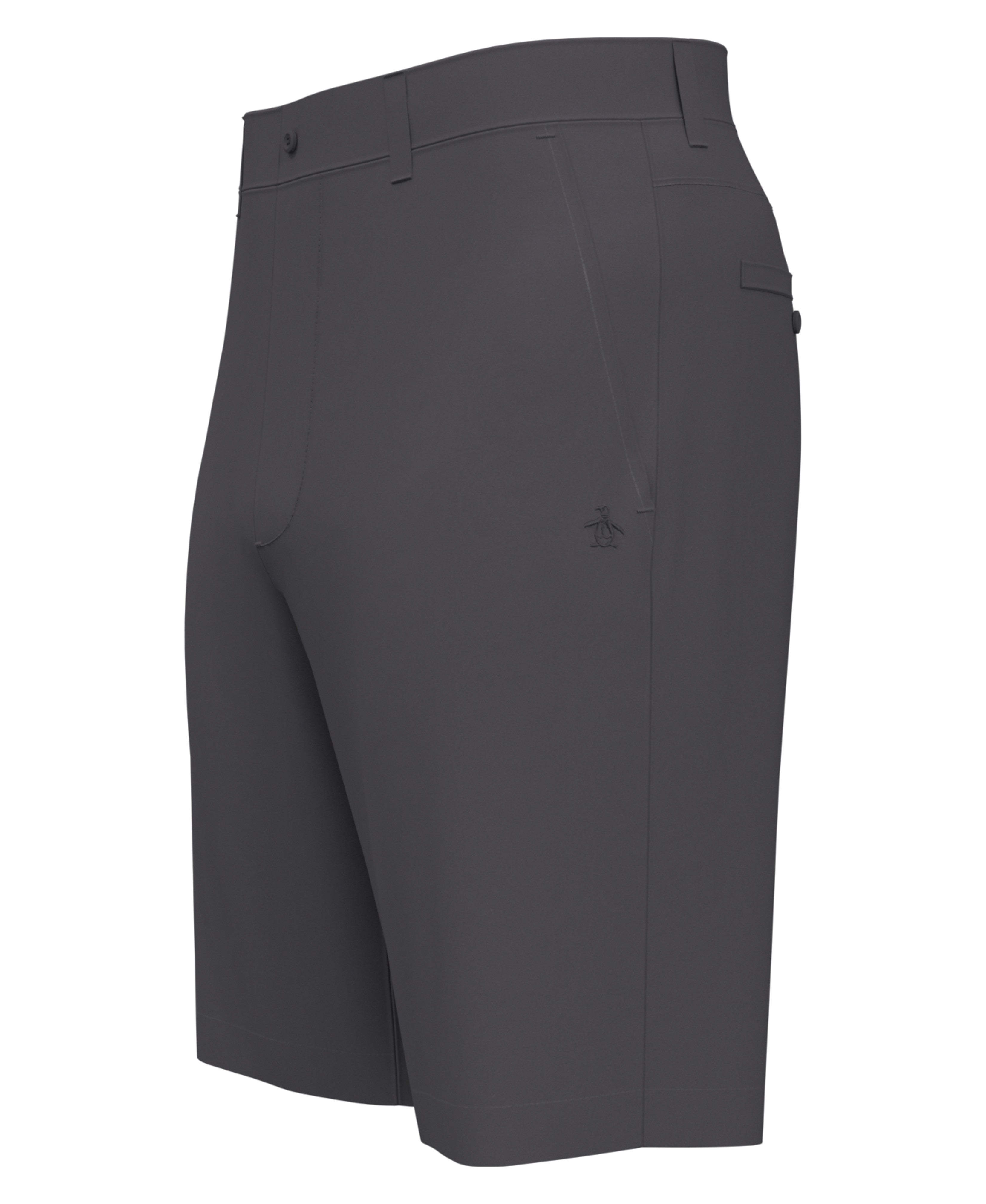 Men's Flat Front Solid Golf Shorts | 9