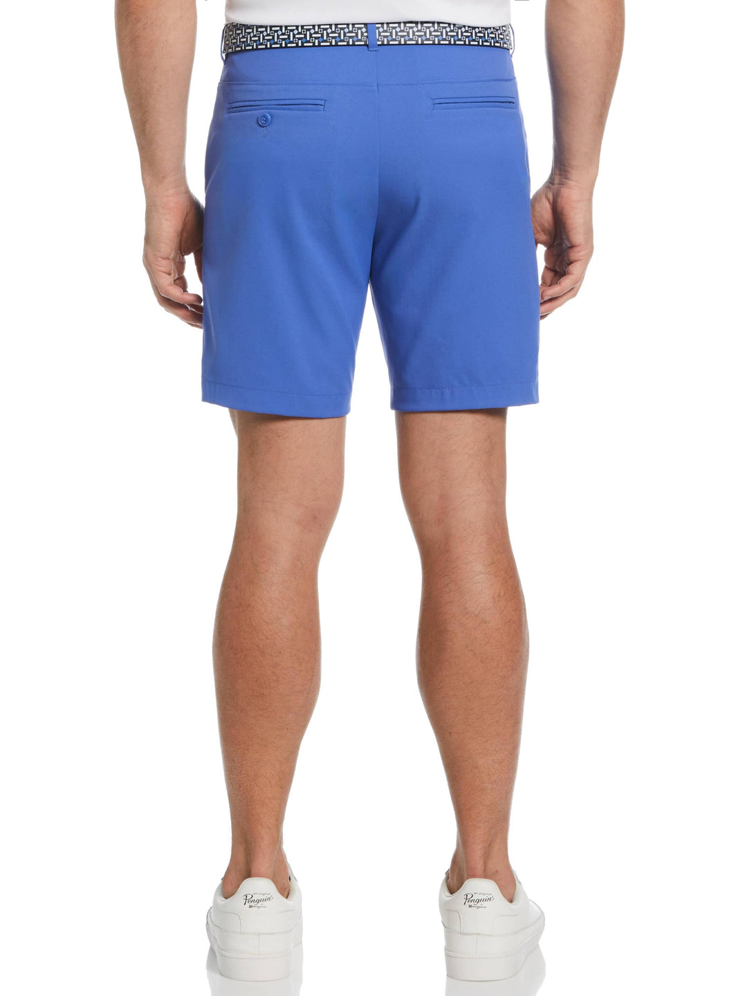Men's Flat Front Solid Golf Shorts | 9" Inseam