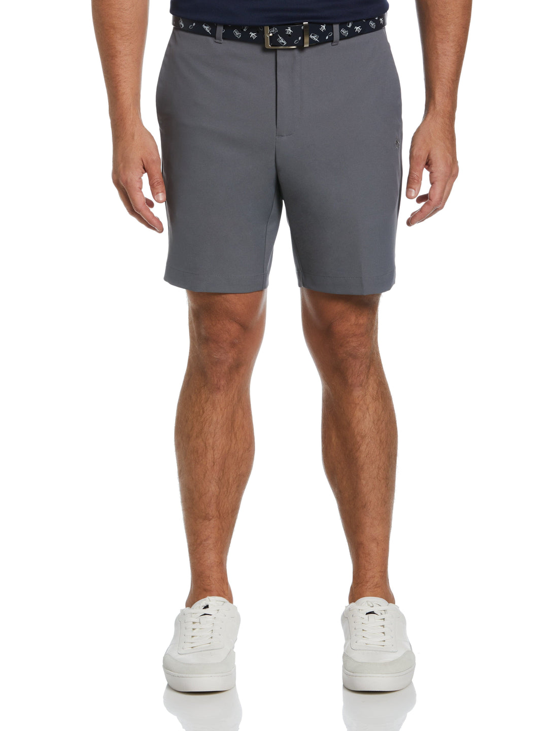 Men's Flat Front Solid Golf Shorts | 9" Inseam