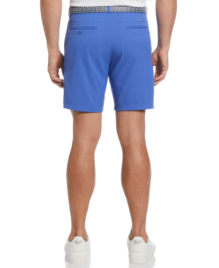 Flat Front Solid Golf Shorts (Amparo Blue) 