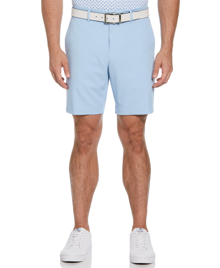 Flat Front Solid Golf Shorts (Powder Blue) 