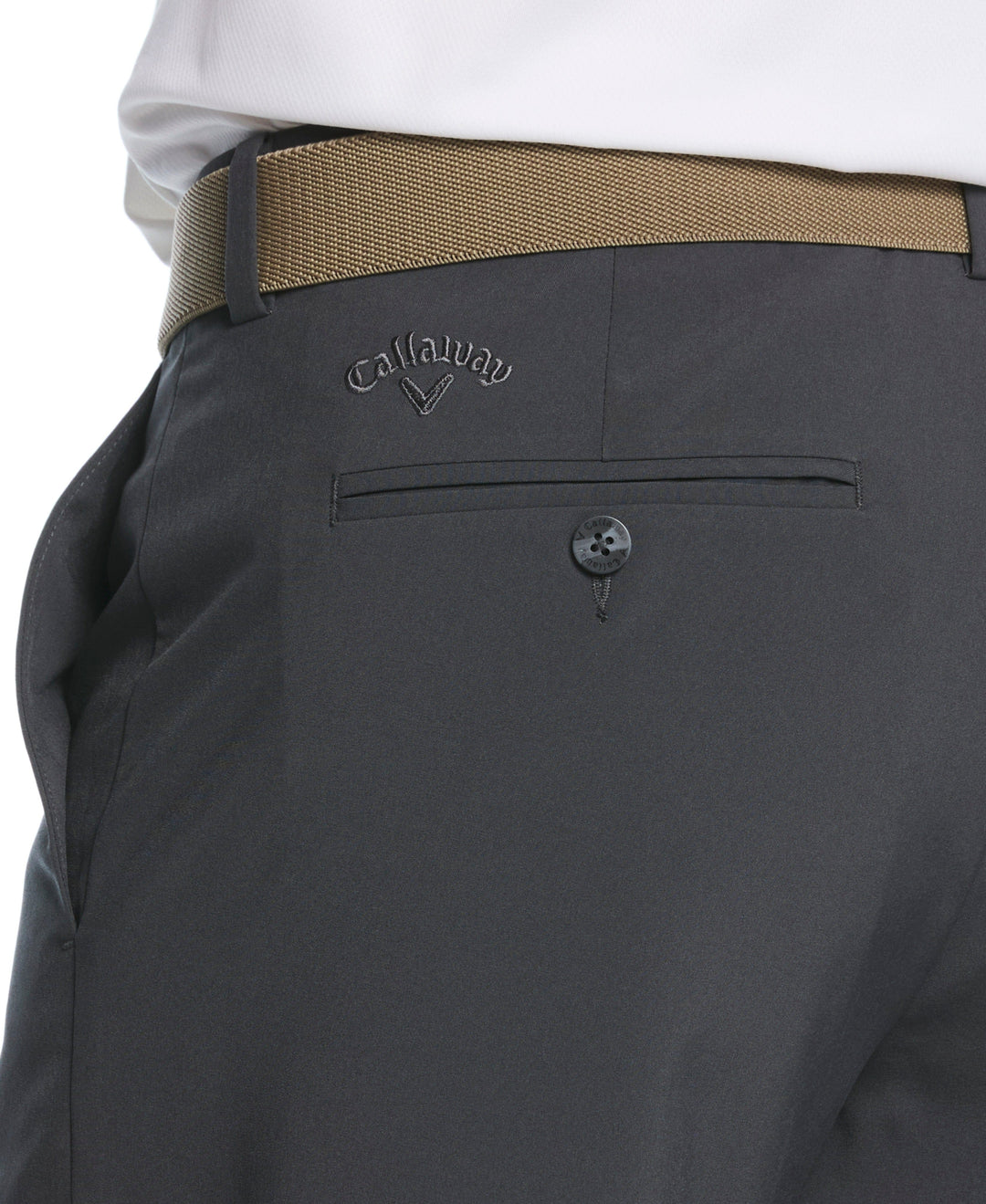 Flat Front Golf Shorts (Asphalt) 