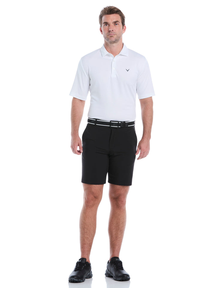 Men's Flat Front Stretch Golf Shorts | 9" Inseam