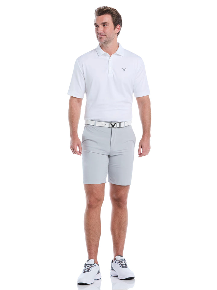 Men's Flat Front Stretch Golf Shorts | 9" Inseam