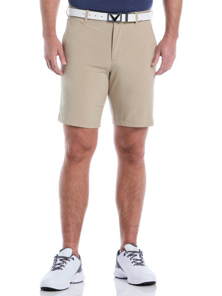 Men's Flat Front Stretch Golf Shorts | 9" Inseam