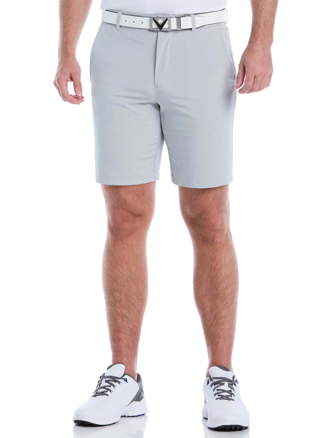 Men's Flat Front Stretch Golf Shorts | 9" Inseam