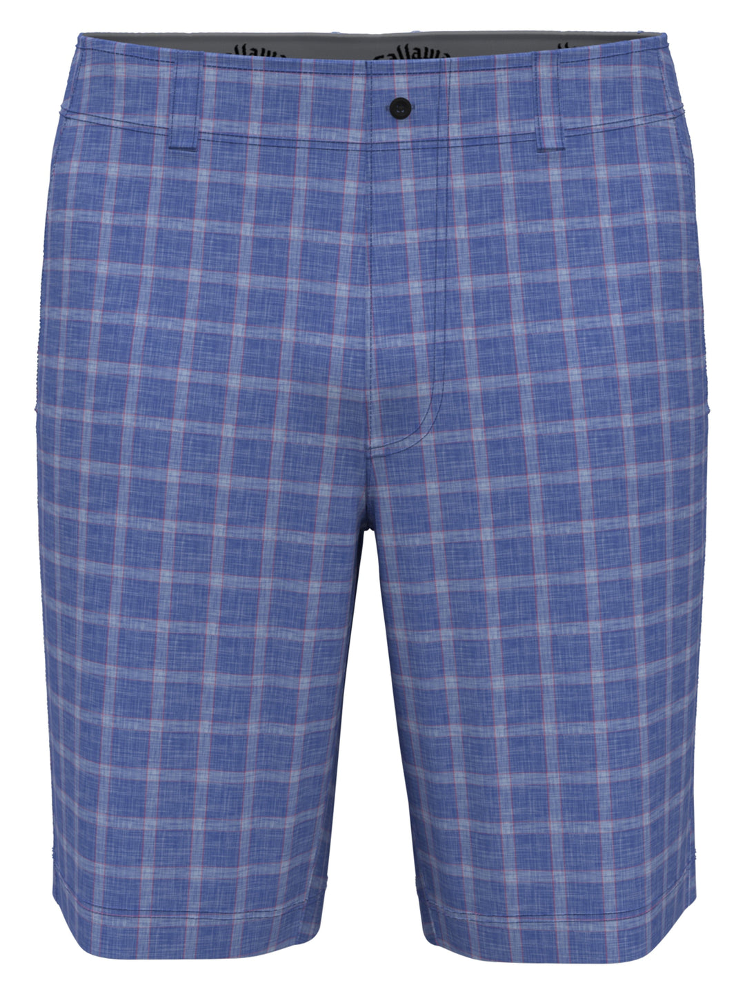 Flat Front Sun-Worn Texture Print Golf Short (Amparo Blue) 