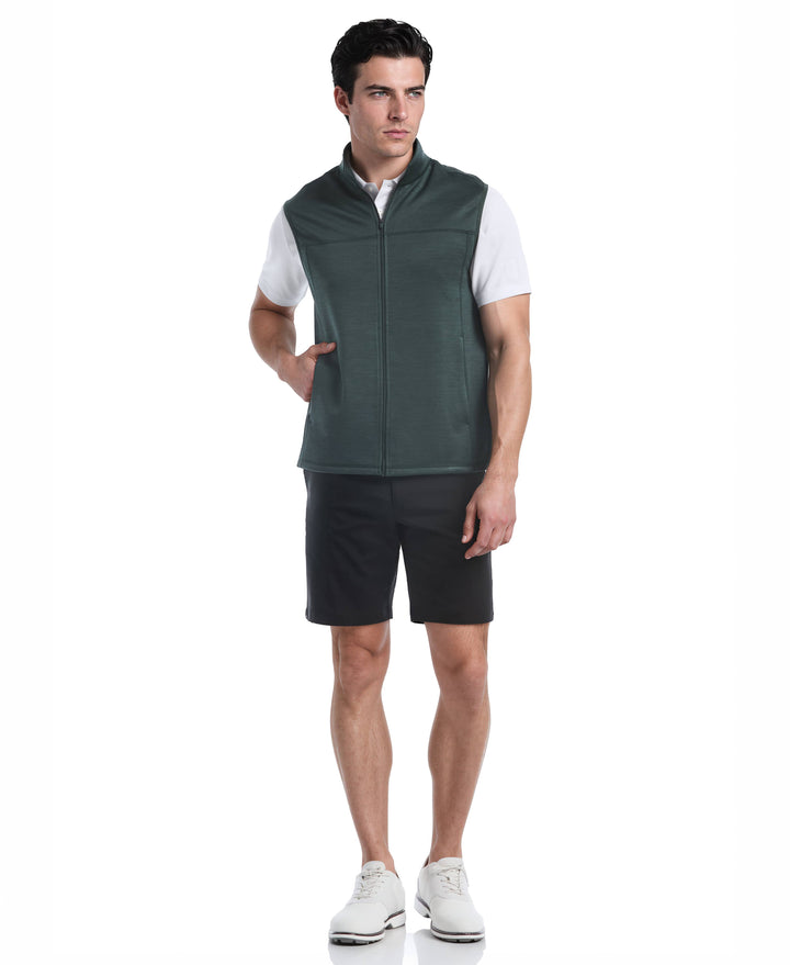 Promo Fleece Full Zip Golf Vest (Dark Green Gables Heather) 