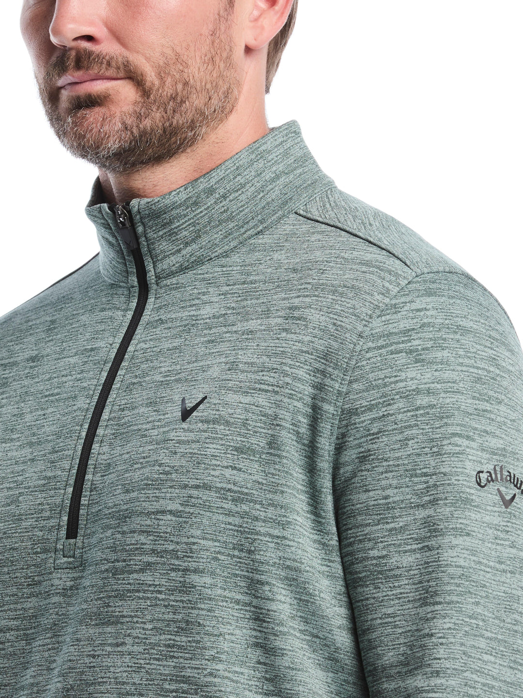 Men's Fleece Quarter Zip Golf Base Layer