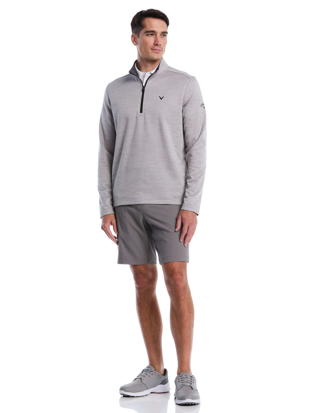 Men's Fleece Quarter Zip Golf Base Layer