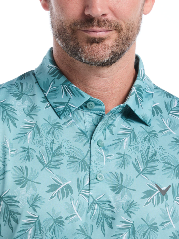 Men's Floral Polo