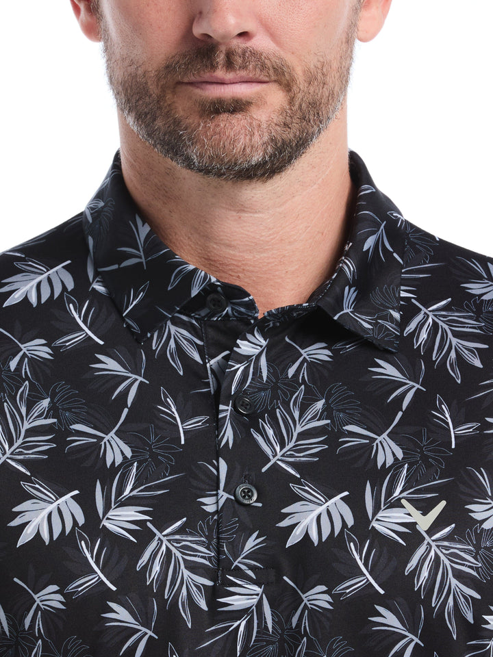 Men's Floral Polo
