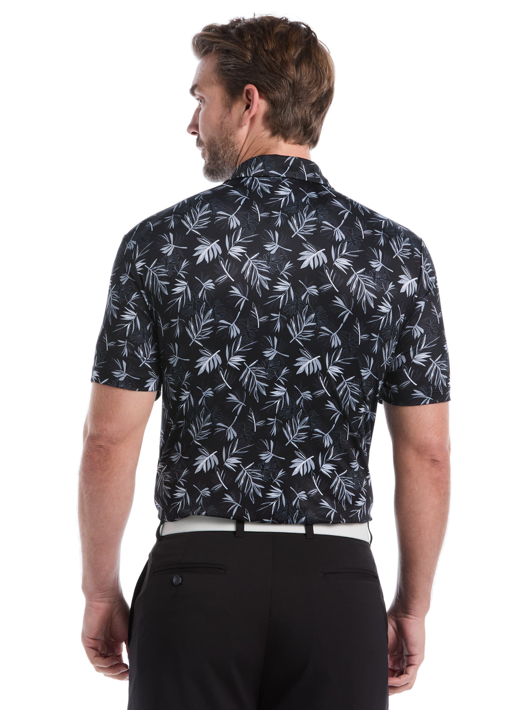 Men's Floral Polo