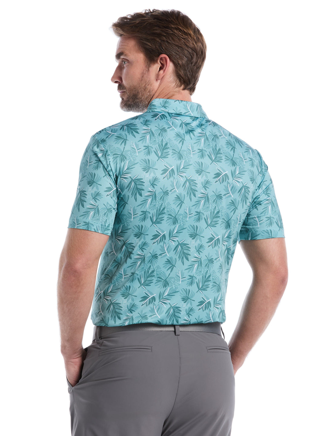 Men's Floral Polo