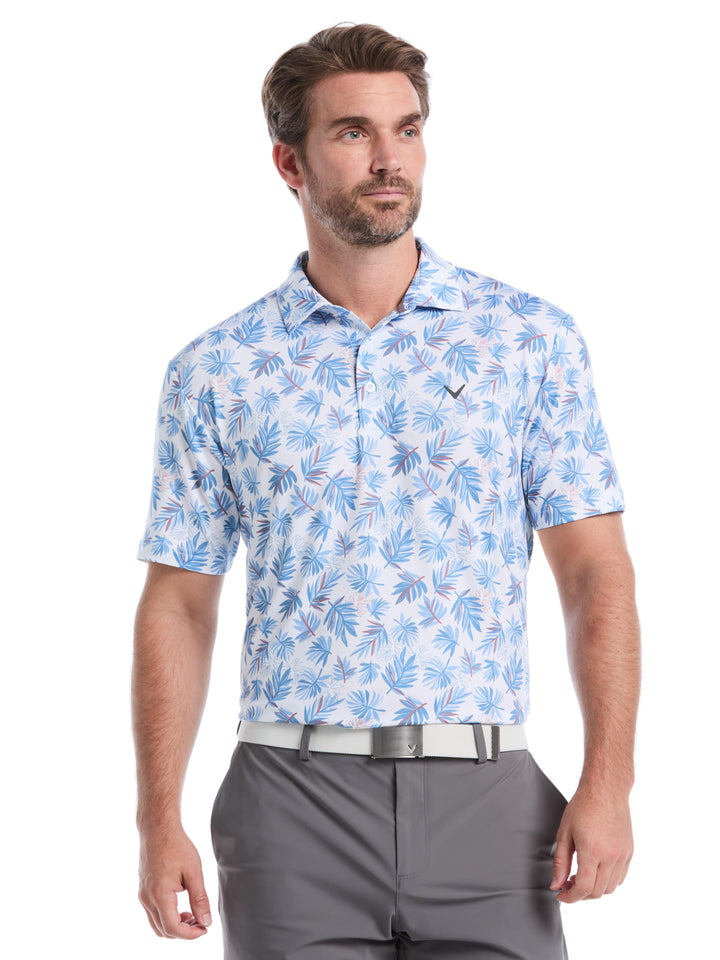 Men's Floral Polo