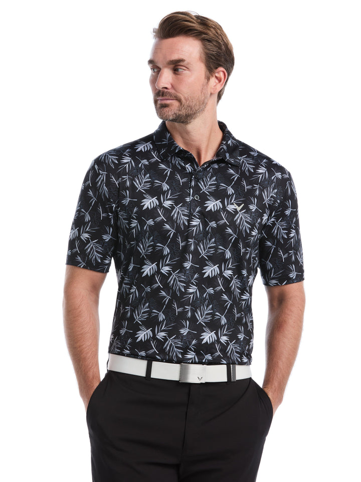 Men's Floral Polo
