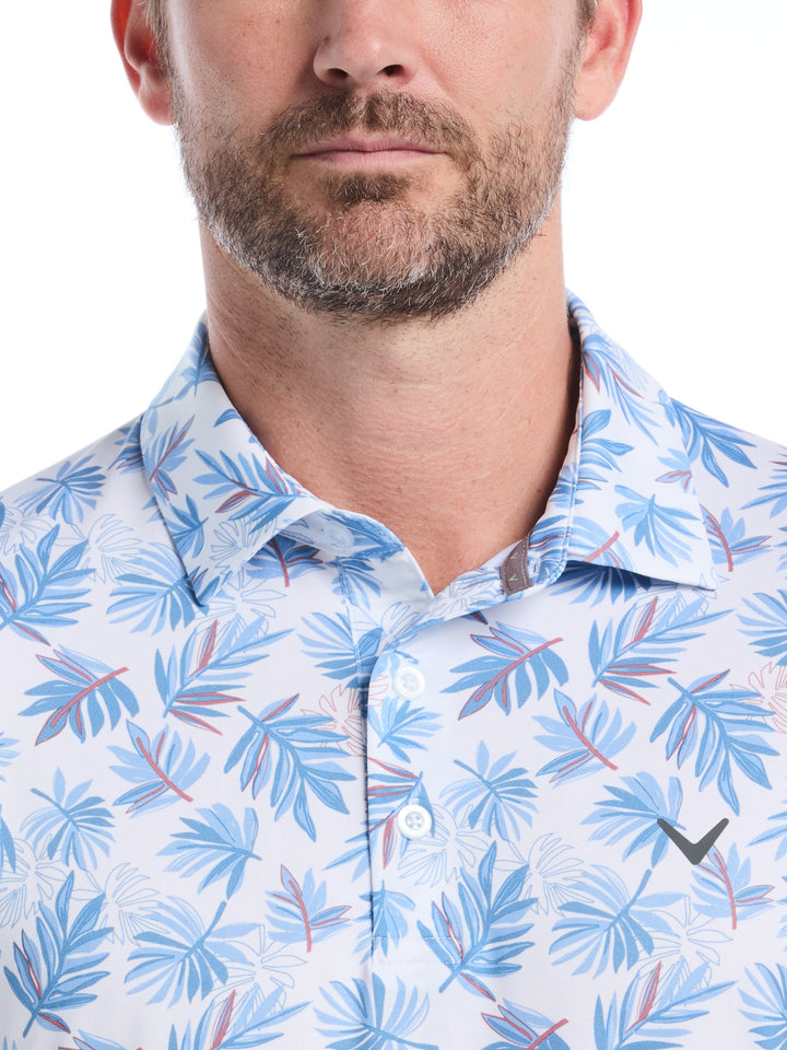 Men's Floral Polo