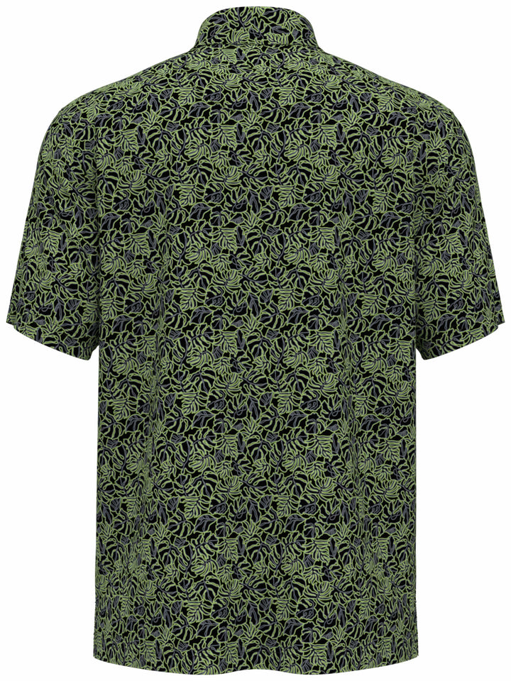 Men's Foliage Print Golf Polo