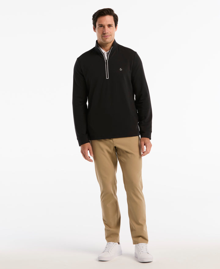 Men's French Terry Quarter Zip Earl Pull-Over