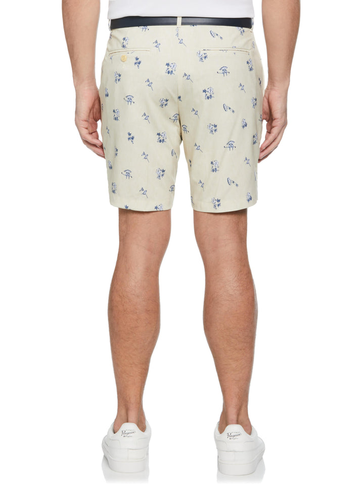 Men's Fun In Da Sun 8" Printed Golf Short