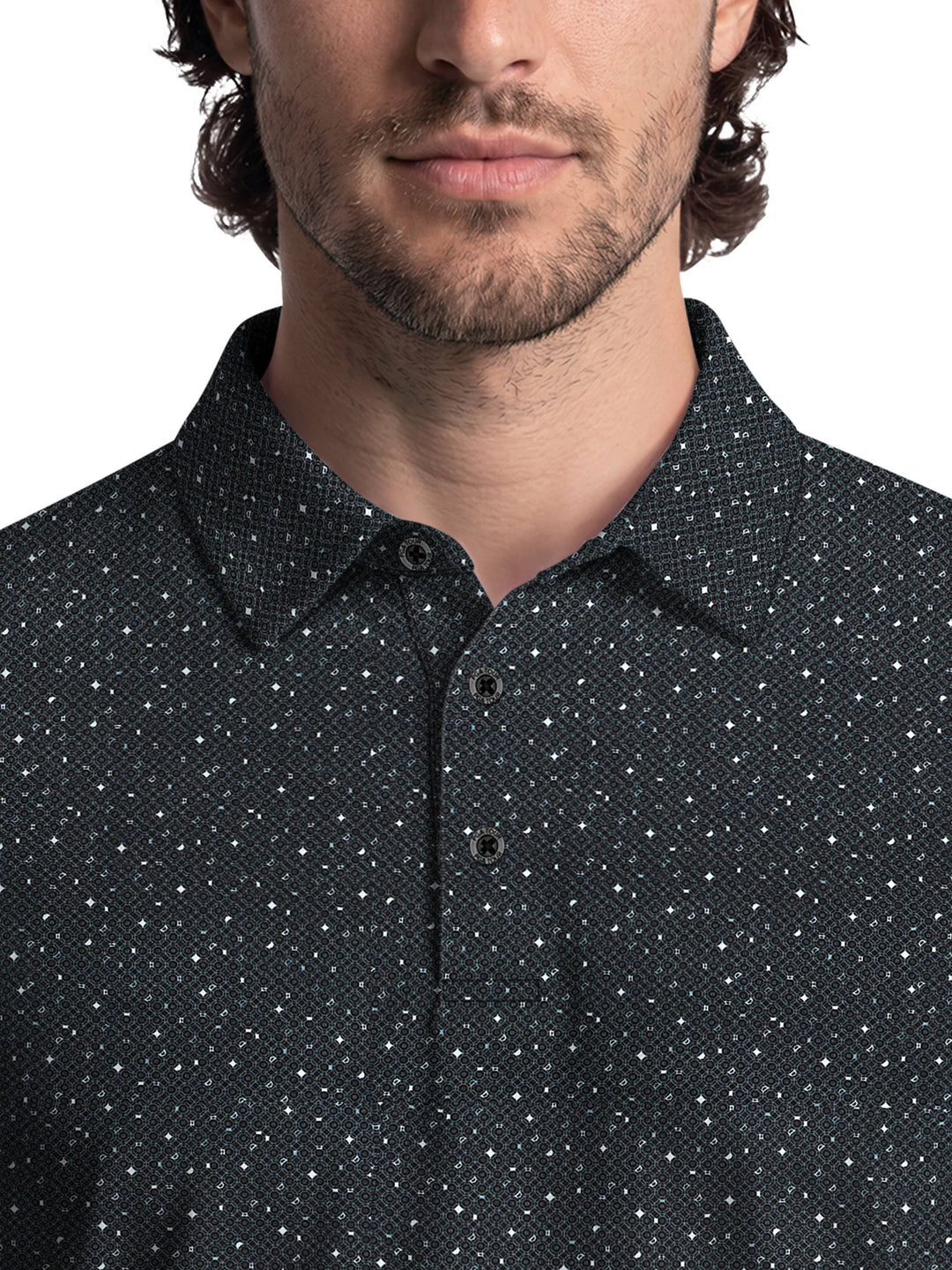 Men's Geo Confetti Polo