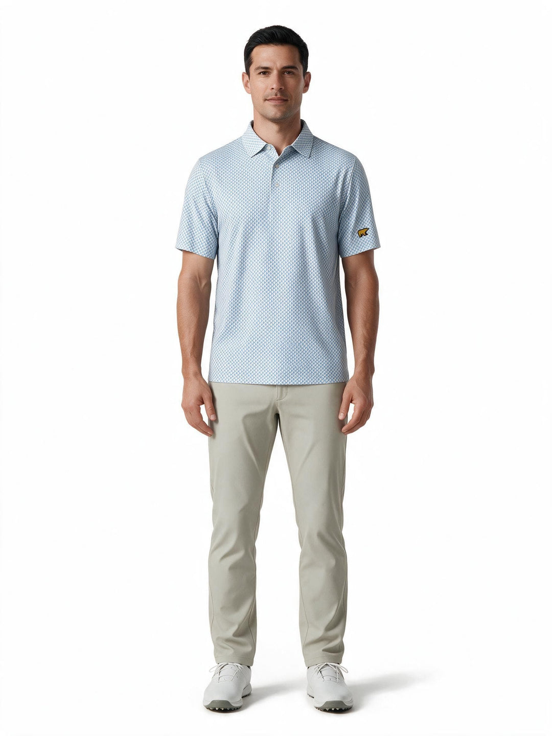 Men's Geo Drinks Polo
