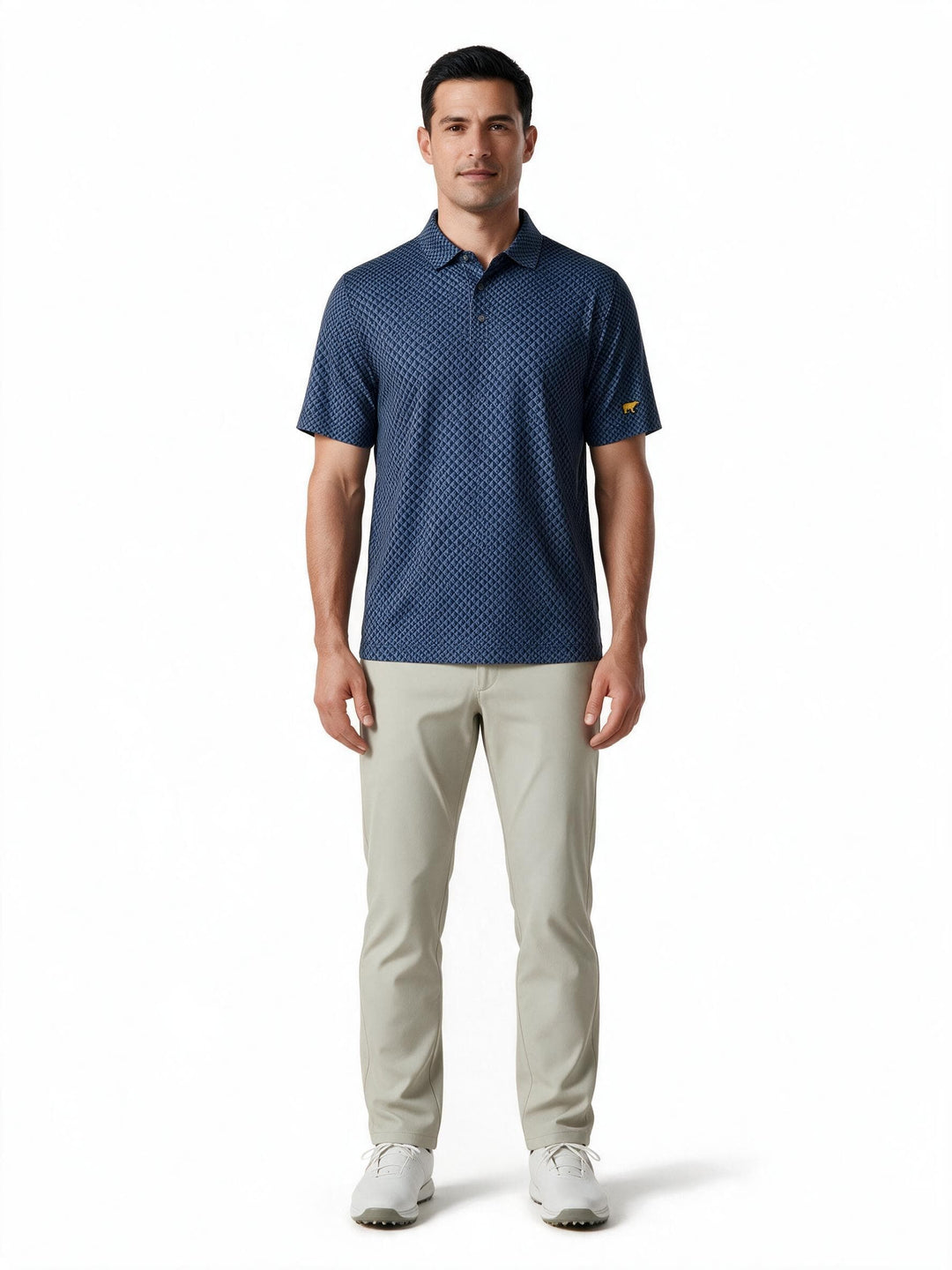 Men's Geo Drinks Polo