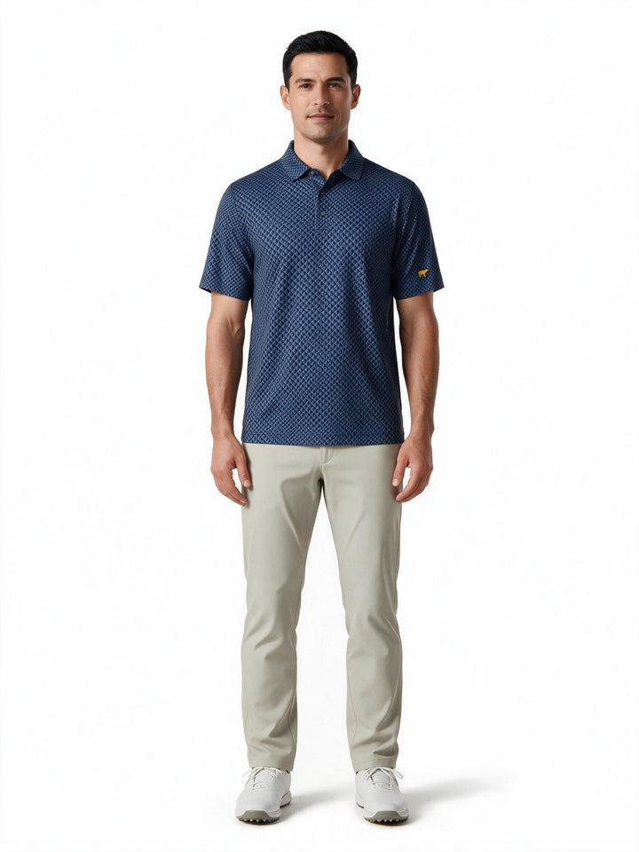 Men's Geo Drinks Polo