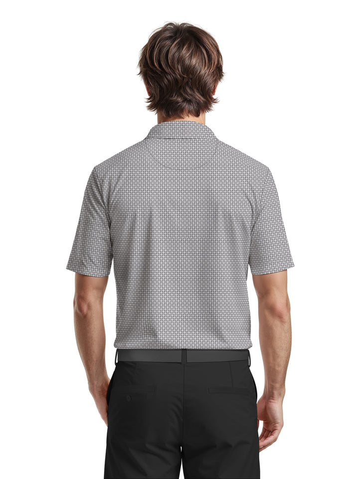 Men's Geo Print Polo