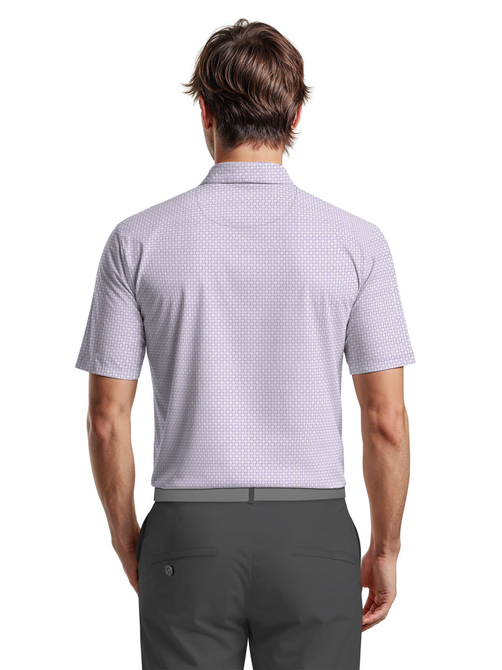 Men's Geo Print Polo