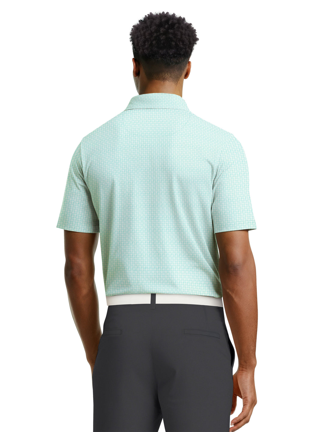 Men's Geo Print Polo