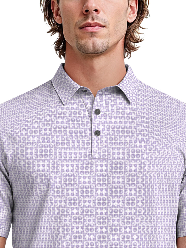 Men's Geo Print Polo