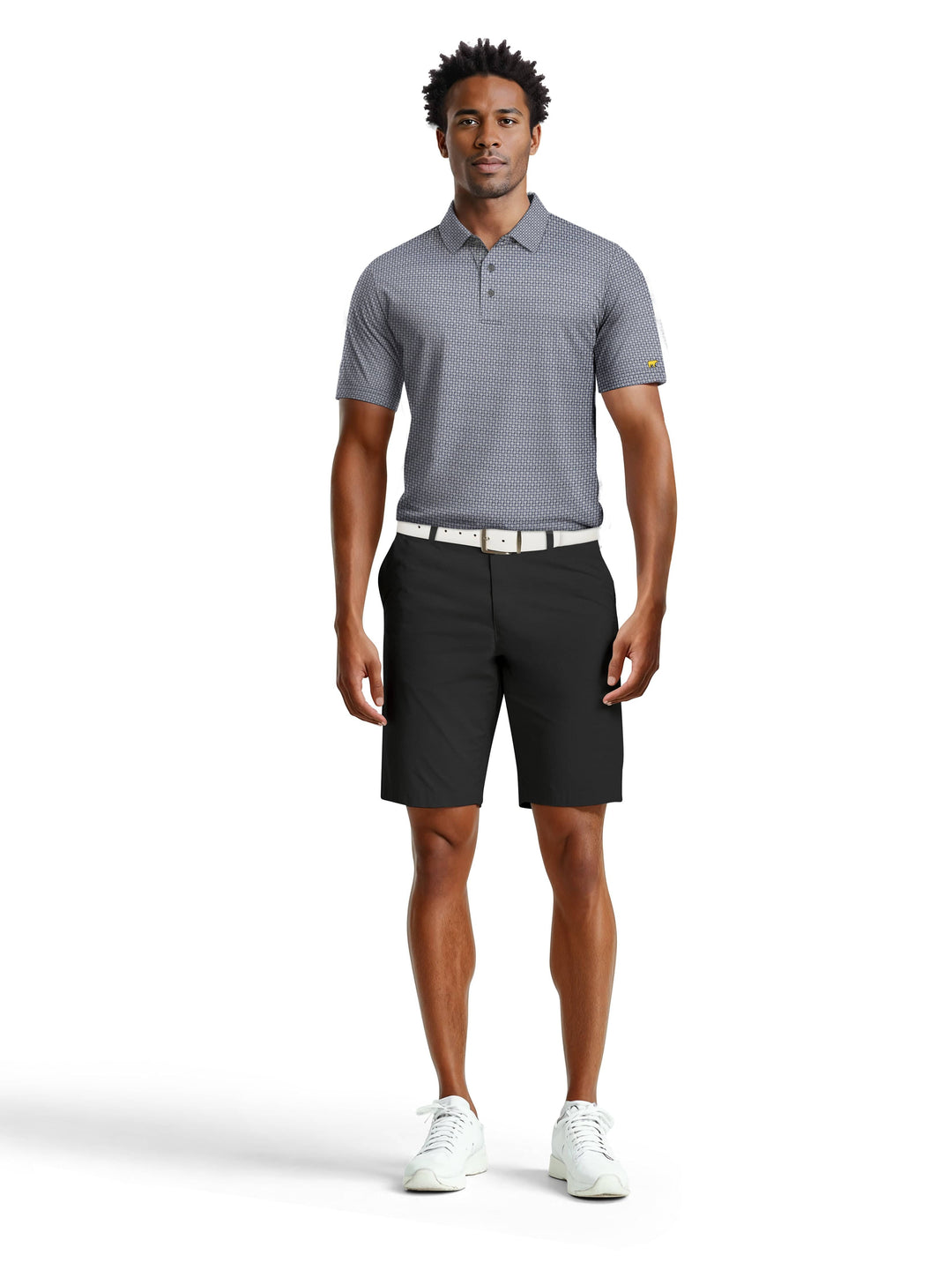 Men's Geo Print Polo