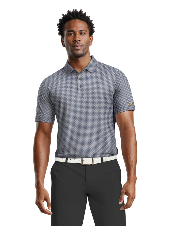 Men's Geo Print Polo