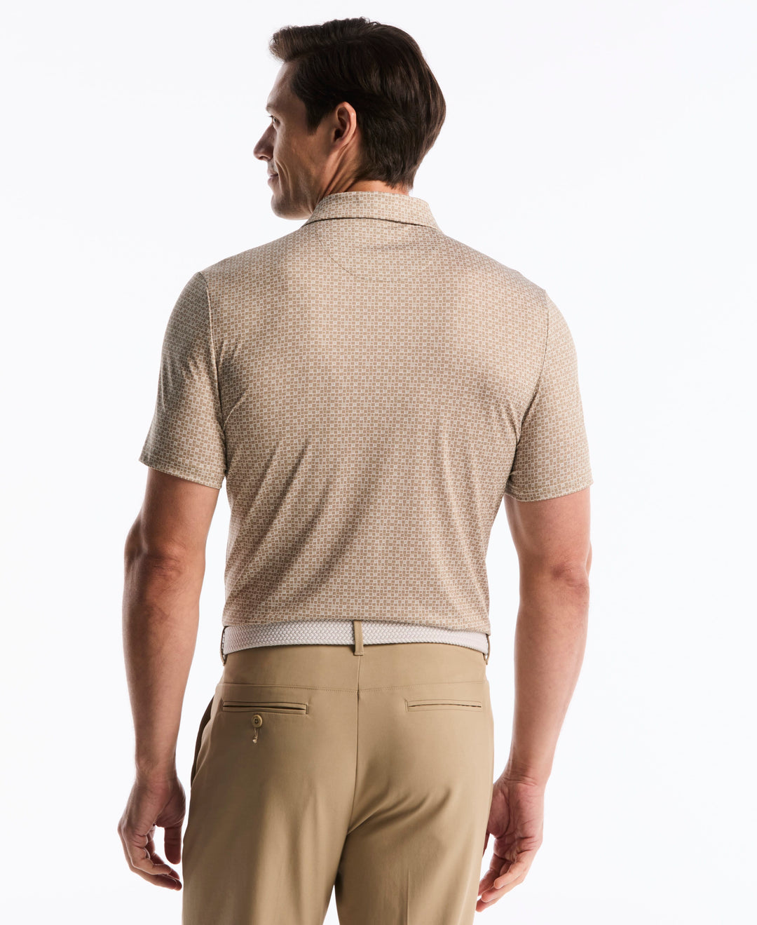 Mod Gingham Golf Polo (Chinchilla) 