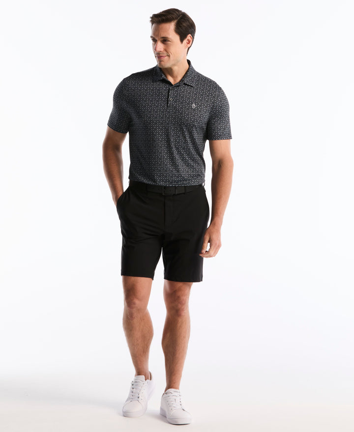 Mod Gingham Golf Polo (Caviar) 