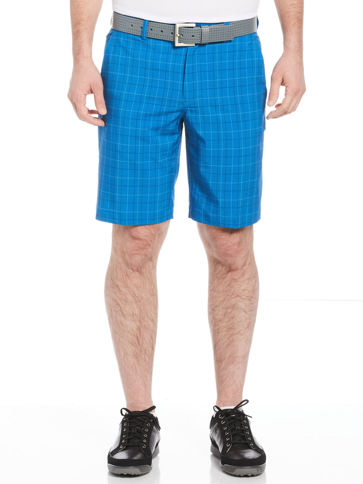 Men's Glen Plaid Printed Golf Short