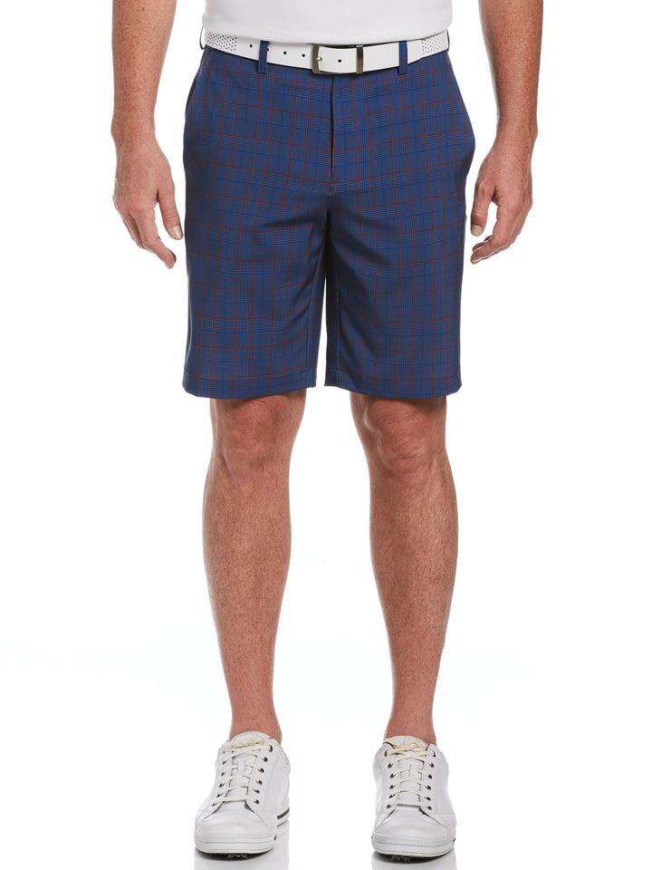 Men's Glen Plaid Printed Golf Short