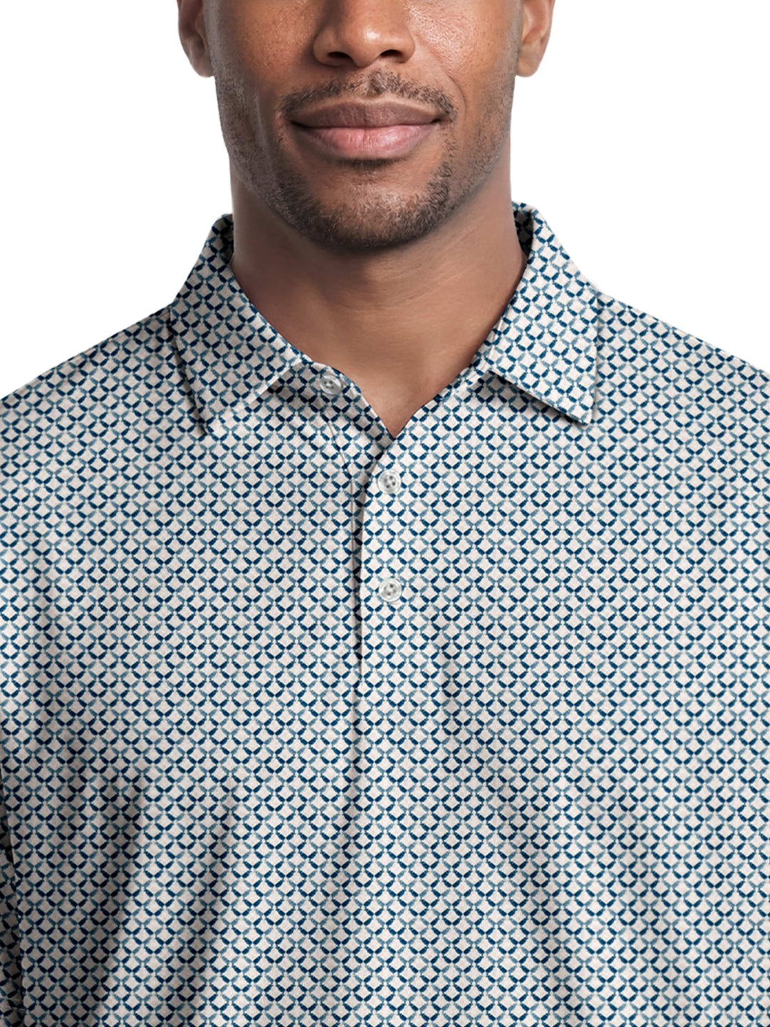 Men's Golf Bag Conversational Print Polo