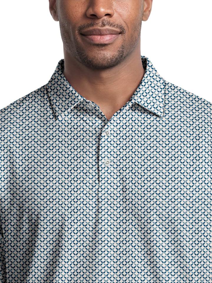 Men's Golf Bag Conversational Print Polo