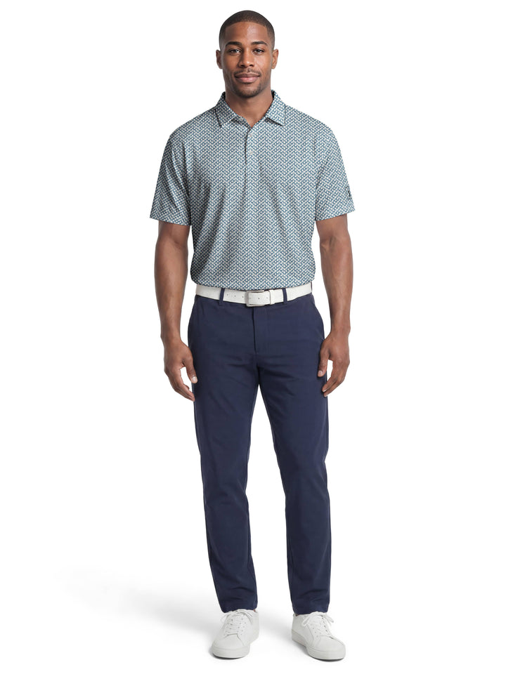 Men's Golf Bag Conversational Print Polo